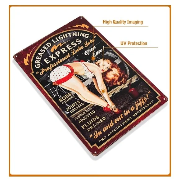 RRSERVED 🤠Garage / Man cave sign - Picture 3 of 11